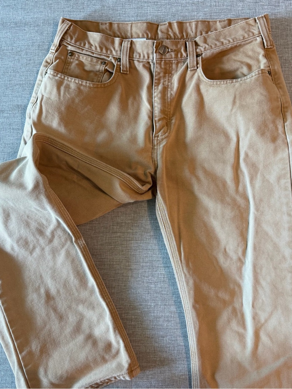 Carhartt Men's Chino-Style Work Pants in Khaki
